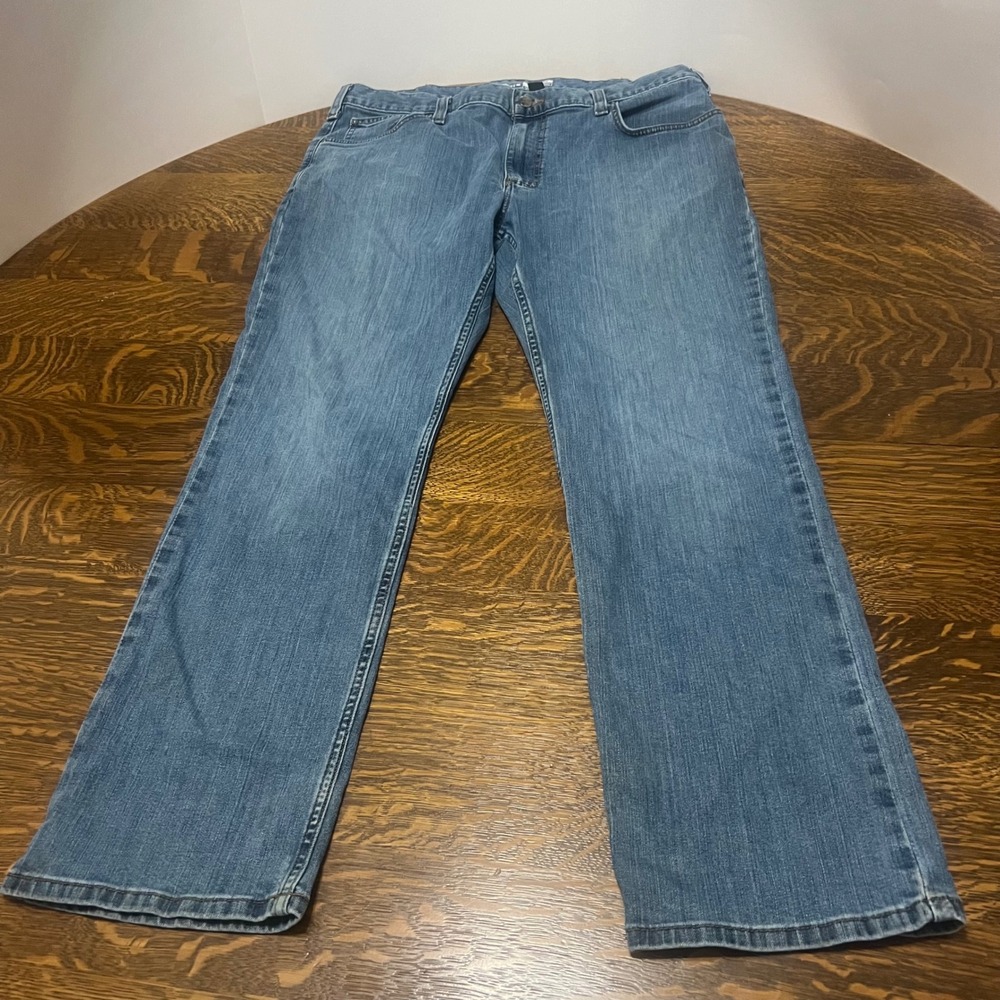 Carhartt Relaxed Fit Jeans Mens 38x30 Blue Medium Wash Denim 102804-964